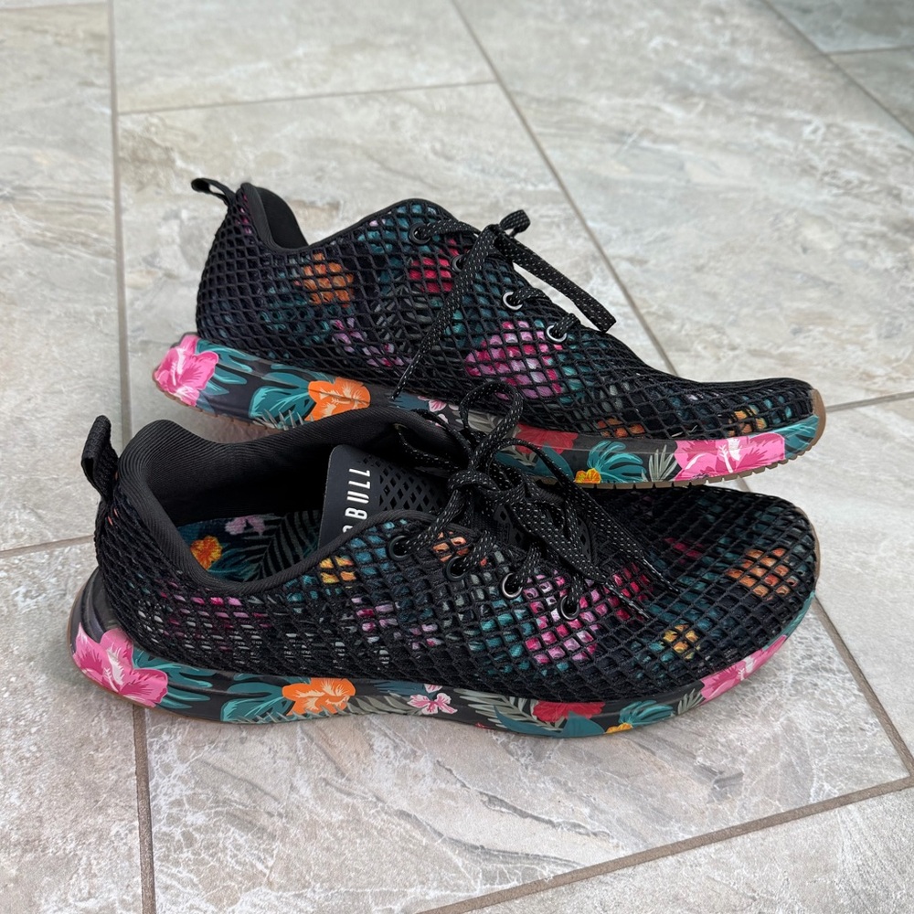 NOBULL Sneakers Floral Mesh Runner Midnight Tropical Men’s 11 Women’s 12.5
